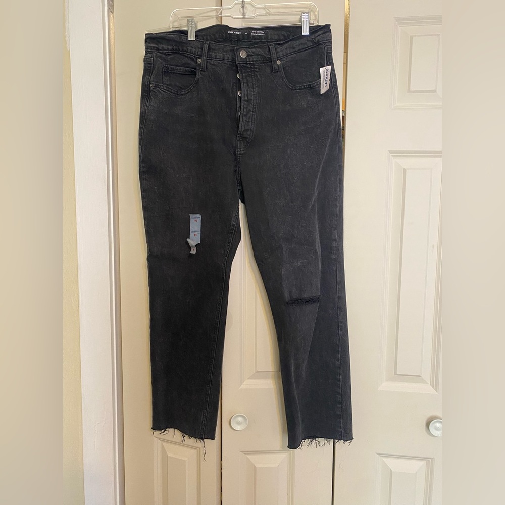 NWT Plus Hi-Rise Straight Slim Jeans